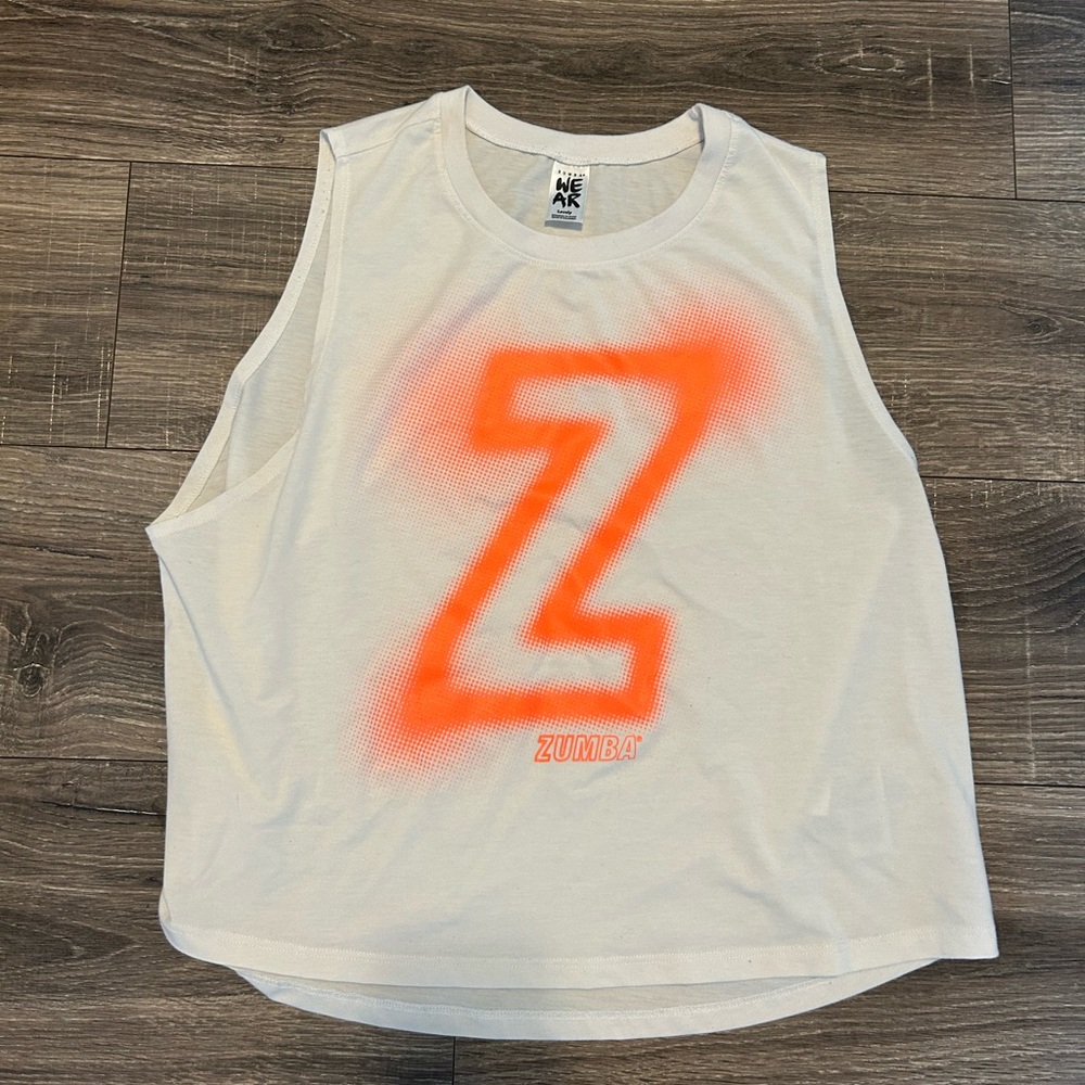 Zumba white tank